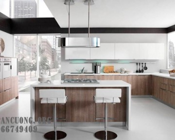 Tủ bếp gỗ laminate cao cấp - kiến tạo không gian bếp phong cách và độc đáo