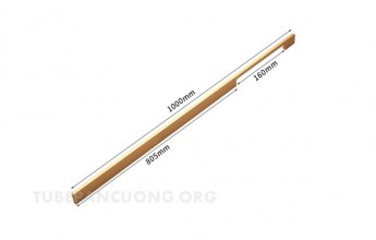 Tay nắm cửa tủ áo màu Gold