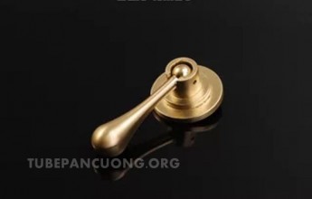 Tay nắm lật giọt nước màu vàng gold