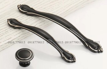 Tay nắm tân cổ điển đen vàng cao cấp  TN 6642-96