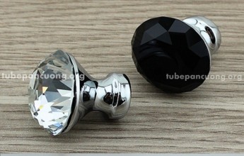 Tay nắm tròn pha lê đủ màu