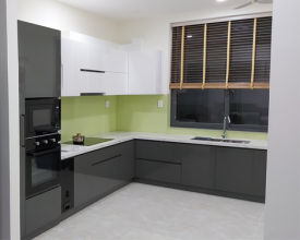 Tủ bếp acrylic bóng gương TB2623