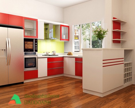 TỦ BẾP ACRYLIC TB1514