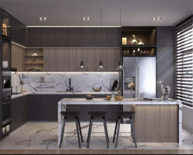 Tủ bếp laminate an cường LA023 - 59