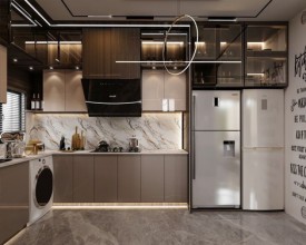 Tủ bếp mdf chống ẩm phủ laminate LA023 -62